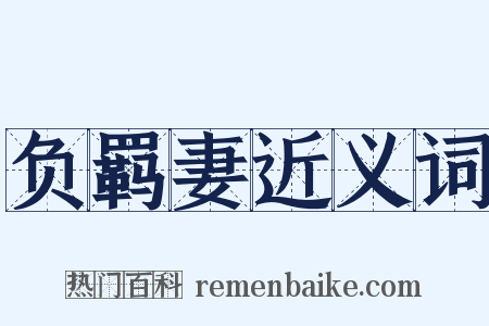 负羁妻近义词是什么意思的图片